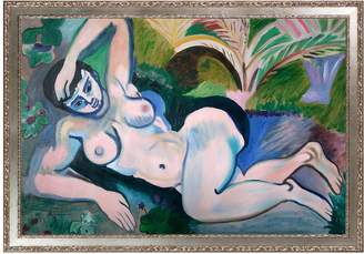 Matisse Overstock Art Blue Nude (Memory of Biskra), 1907 by Henri Framed Canvas)