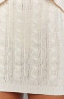 Thumbnail for your product : Beginning Boutique Tanned Honey Cable Knit Skirt Beige