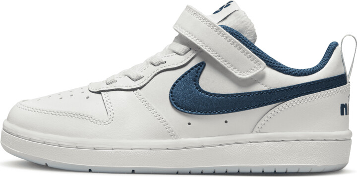 Nike Court Borough Low 2 SE Little Kids' Shoes in White - ShopStyle