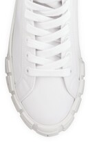 Thumbnail for your product : Prada Nylon Zip-Pouch High Sneakers