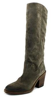VC Signature Musa Women Round Toe Suede Brown Knee High Boot.