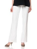 Thumbnail for your product : A Pea in the Pod Secret Fit Belly® Linen Lightweight Wide Leg Maternity Pants