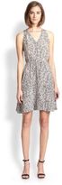 Thumbnail for your product : Rebecca Taylor Printed Silk Dress