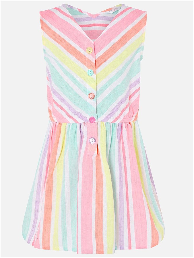 girls rainbow dress uk