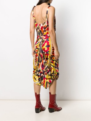 Vivienne Westwood Pre-Owned Draped Printed Dress