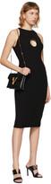 Thumbnail for your product : Versace Black Knit Ring Hardware Dress