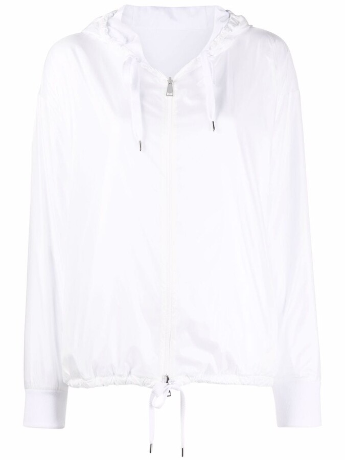 white jacket zip up