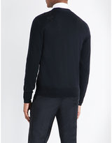 Thumbnail for your product : Alexander McQueen Embroidered wool cardigan
