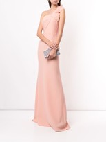 Thumbnail for your product : Roland Mouret Gosford one shoulder gown