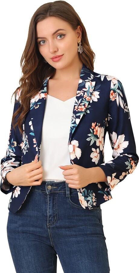 floral jacket womens