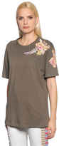 Thumbnail for your product : Amen Embroidered Cotton Jersey T-Shirt