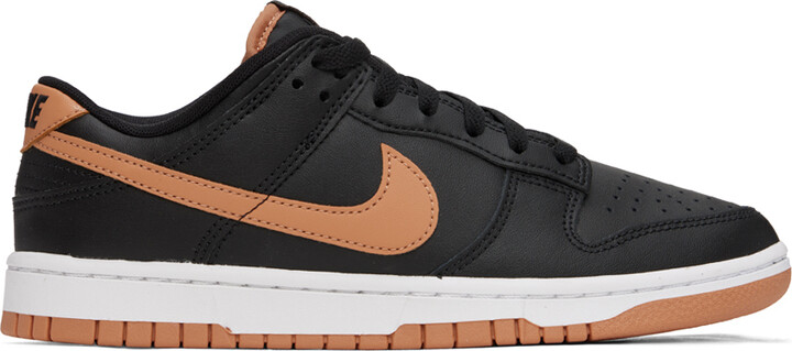 nike dunk black and tan
