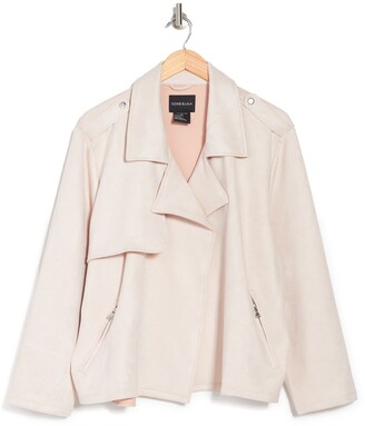 blush cropped jacket