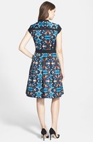 Thumbnail for your product : Adrianna Papell Ikat Jacquard Fit & Flare Dress