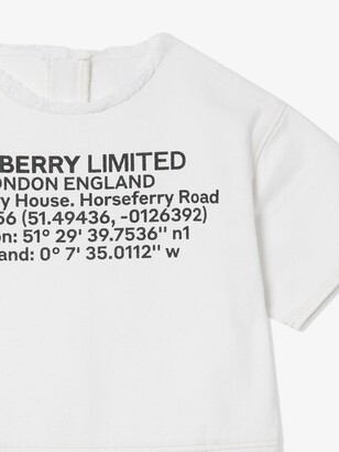 Burberry Children Location Print Dress