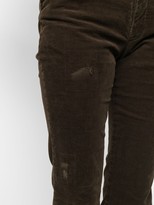 Thumbnail for your product : DSQUARED2 Distressed Flared Corduroy Trousers