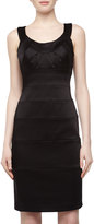Thumbnail for your product : Jax Satin Seam Detailed Cocktail Dress, Black