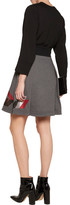 Thumbnail for your product : Just Cavalli Sequin-Embellished Stretch Cotton-Blend Mini Skirt