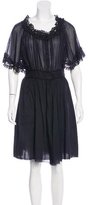 Thumbnail for your product : Etoile Isabel Marant Lace-Trimmed A-Line Dress
