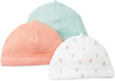 Thumbnail for your product : Carter's Baby Girls' 3-Pack Caps