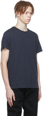 Rag & Bone Navy Cotton T-Shirt
