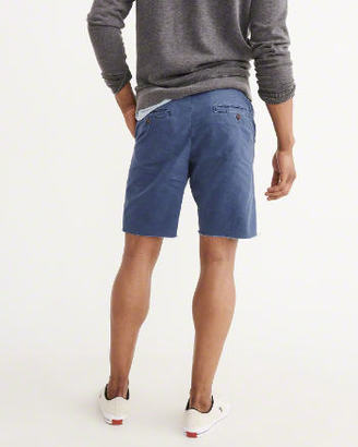 Abercrombie & Fitch Flat-Front Cutoff Shorts