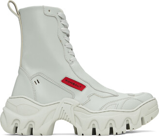 ANDREJ GRONAU SSENSE Exclusive Pink Star Cut Boots - ShopStyle