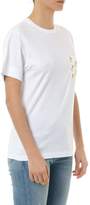 Thumbnail for your product : Chloé White Cotton T-shirt With Pocket & Ring Details