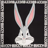 Gucci Black Guccy Bugs Bunny Scarf 