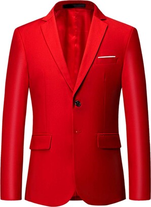 suit jacket red