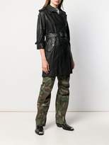 Thumbnail for your product : R 13 leather trench coat