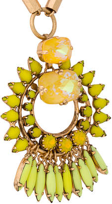 Elizabeth Cole crystal pendant necklace