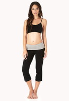 Thumbnail for your product : Forever 21 Foldover Yoga Capris