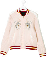 Thumbnail for your product : Chloé Kids reversible bomber jacket