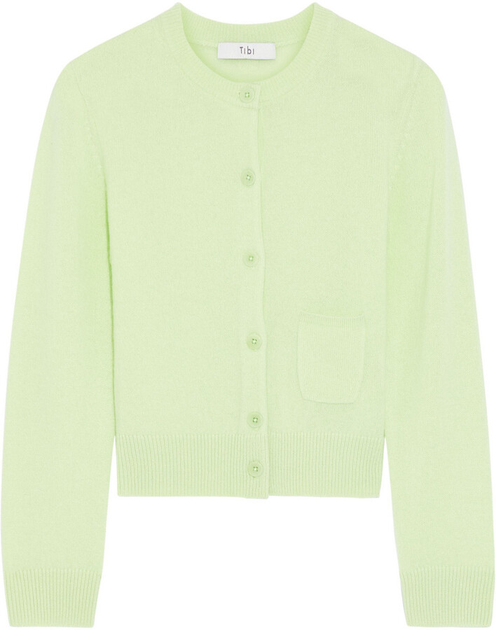 Light Green Cardigan | Shop the world's largest collection of fashion 