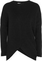 Thumbnail for your product : Stella McCartney Asymmetric ribbed wool sweater