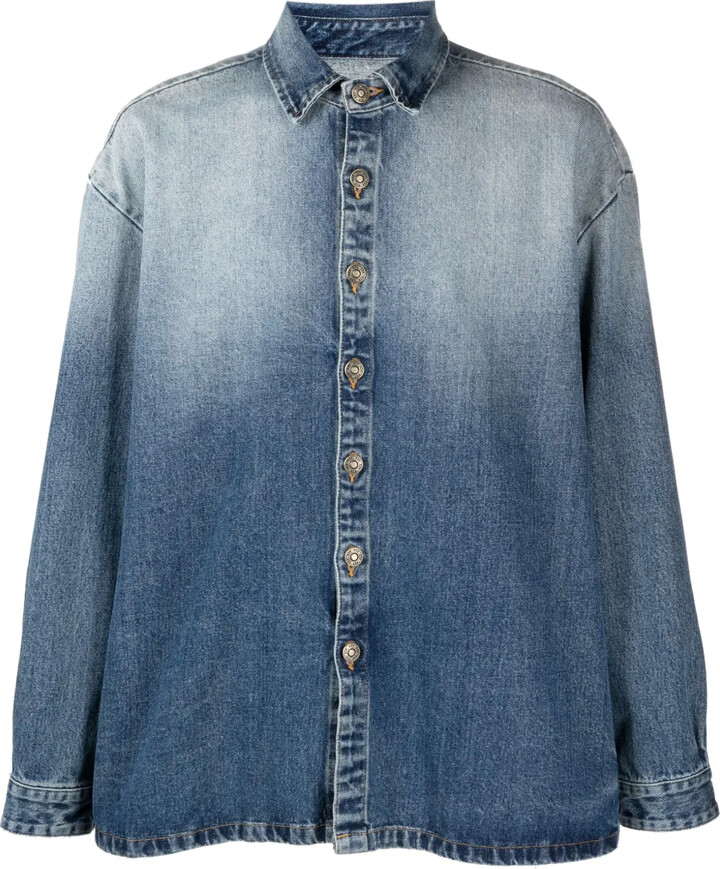 424 Gradient-Effect Denim Shirt