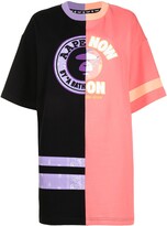 Thumbnail for your product : AAPE BY *A BATHING APE® colour block T-shirt dress