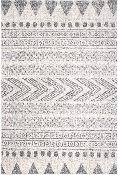 nuLoom NuloomShainaGeometric6SquareIndoorAreaRugforLivingRoomBedroomDiningRoomKitchenGrey/Ivory