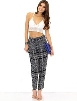 Thumbnail for your product : South Beach Lovers & Friends Lovers and Friends Crop Top in White Crochet