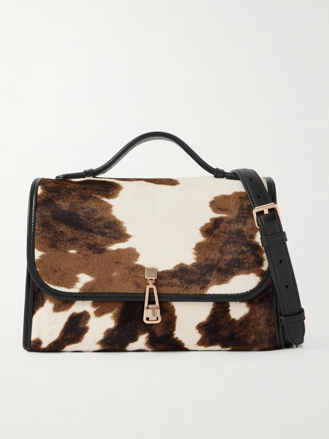 Gabriela Hearst Leonora Medium Cow-print Calf Hair Tote - Brown