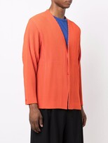 Thumbnail for your product : Homme Plissé Issey Miyake Single-Breasted Pleated Jacket