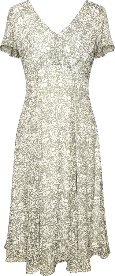 Alie Street London Green / Neutrals Miranda Dress Botanical Green