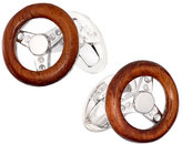 Thumbnail for your product : Jan Leslie Wooden Steering Wheel Cuff Links