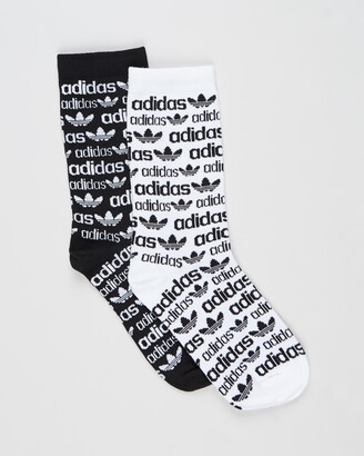 adidas Black Crew Socks - Mono Crew Socks - Unisex - Size L at The Iconic -  ShopStyle