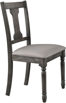 Red Barrel Studio Weathered Grey Open Back Side Chairs (Set of 2)