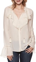 Thumbnail for your product : Paige Silvette Ruffle Silk Blouse