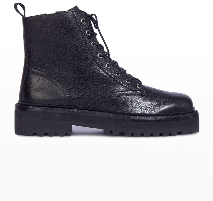 black suede studio boots