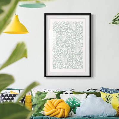 Wexford Home Vintage Abstract Print XLVIII -Framed Print