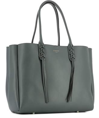 Lanvin Grey Leather Shoulder Bag